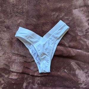 SHEIN bathing suit bottoms, white extra small